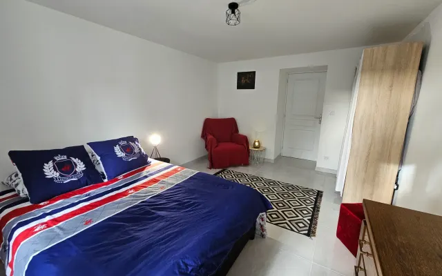Apartment T2 bis on the ground floor, in the heart of jura morbier