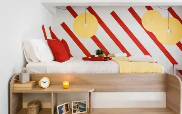 Apartamento acolhedor e colorido no centro de Atenas