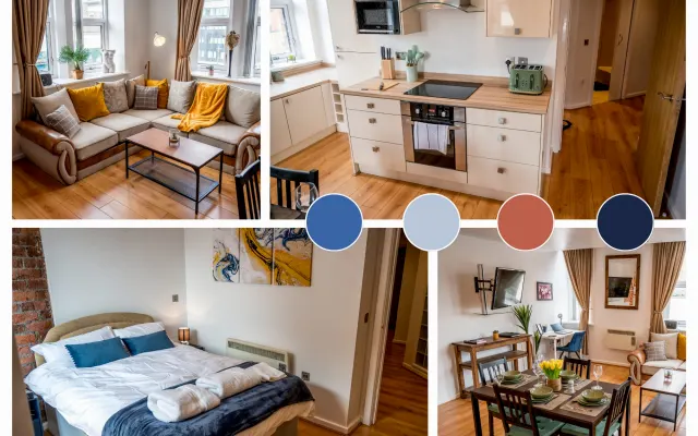 Cavern Quarter, Apartamento espaçoso e confortável com 2 quartos no...