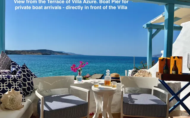 Villa Azure - Villa idyllique en bord de mer Égée