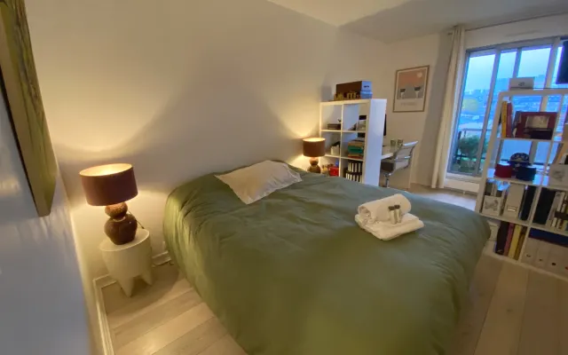 We welcome you to our quiet garden apartment.