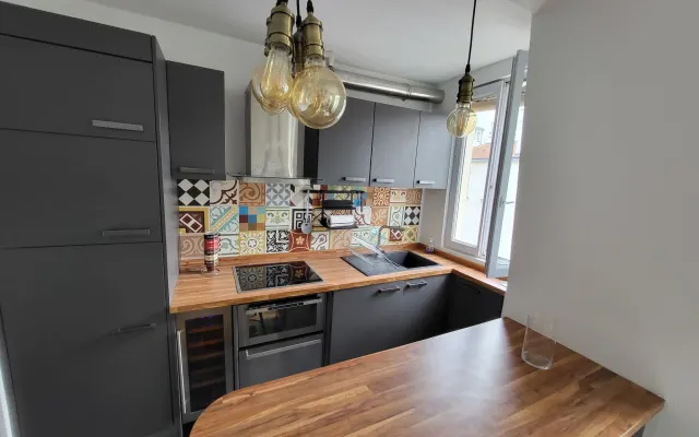Appart 3-4 pers. Paris 17, quartier Epinettes-Porte de Clichy