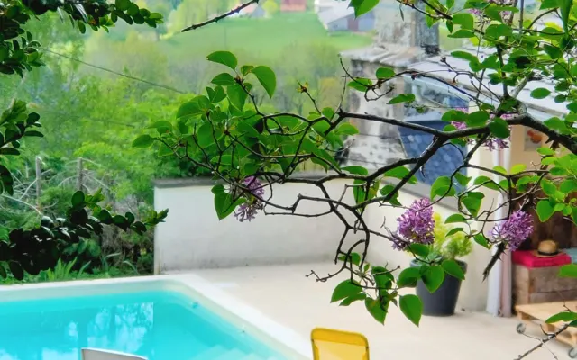Ferienhaus mit privatem Pool und ohne Visavis