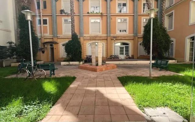 The golden patio