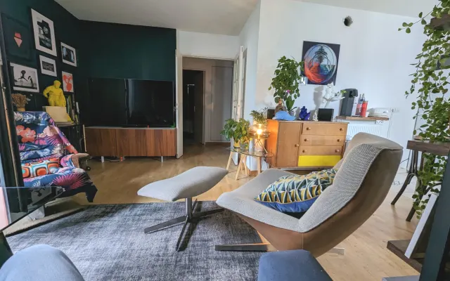 Doppelzimmer mit Terrasse, Paris 19 (canal de l'Ourcq)