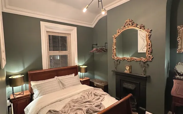 Chambre verte au Royal Lodge -
