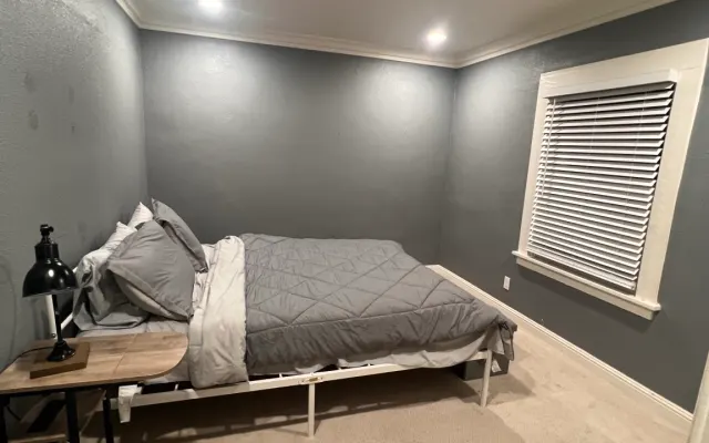 I have 2 private bed room 1 bath house . Lgbt friendly