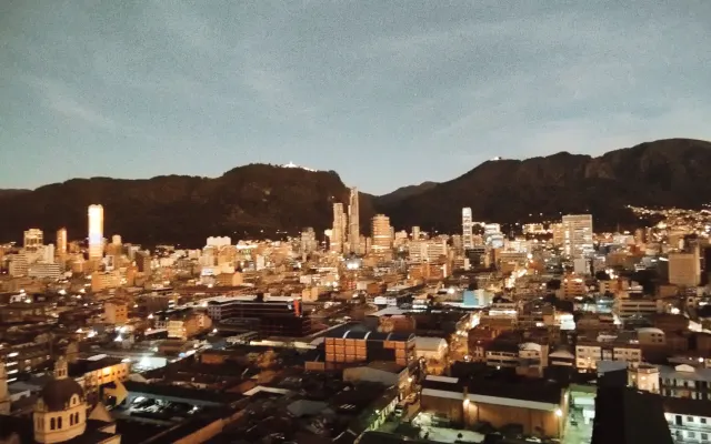 Fantastische Aussicht im Zentrum von Bogotá