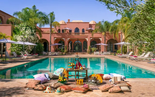 Orientalischer Palast in einer 2ha großen privaten Oase in Marrakesch