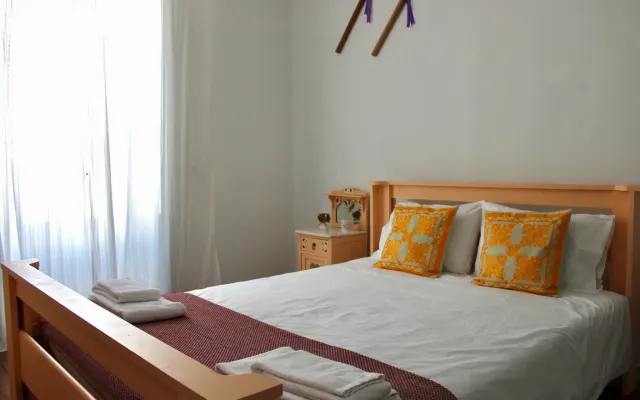 Familienzimmer in einer kleinen Herberge im Stadtzentrum