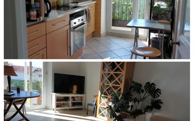 Bright room in central district