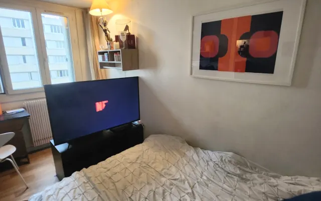 10M2 room for rent with young gay couple and their cat