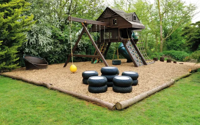 Bungalow Deluxe con 4/5 camere da letto, ambiente forestale, vasca...