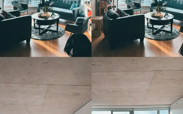 Appartement en hauteur avec vue - Espace partagé