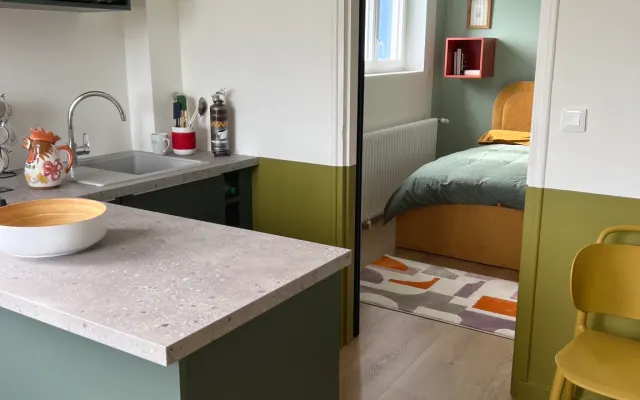 Unabhängiges Studio in Haus am Meer