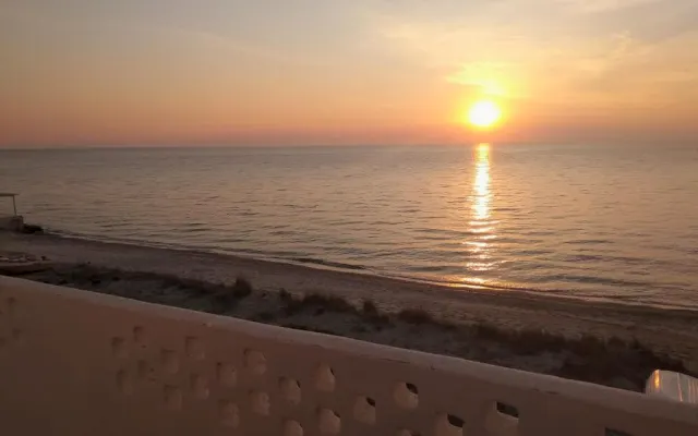 Golden Sunset Beachfront Home