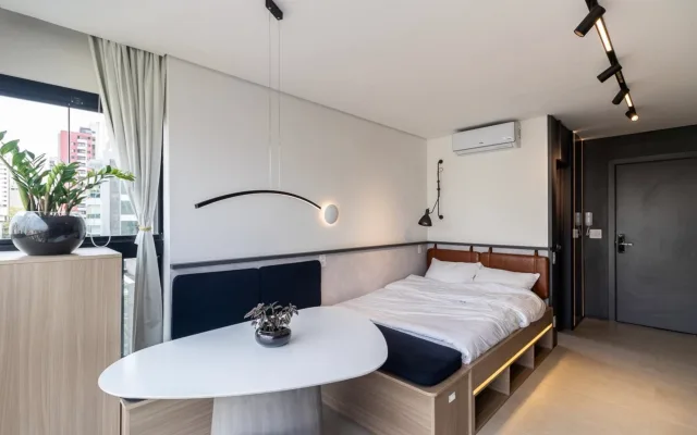 Studio in der Nähe der Paulista Av. mit schöner Aussicht