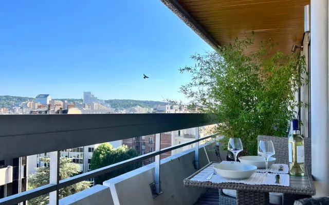 Charming private apartment with large balcony