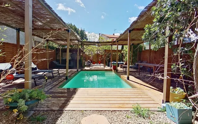 Les 2 Drôles d'Oiseaux, suite de 37m2 com varanda, sala de estar, casa