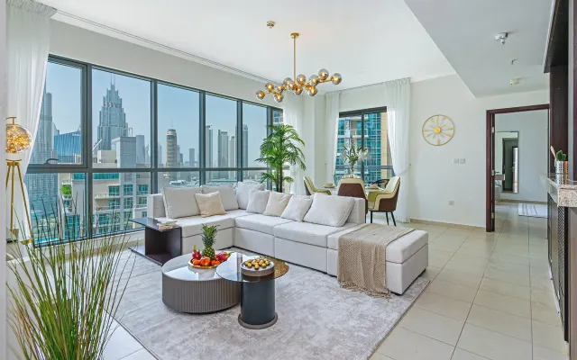 2BR Full Burj Khalifa View Dubai