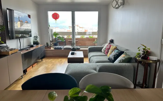 Quarto acolhedor num belo apartamento no centro de Paris
