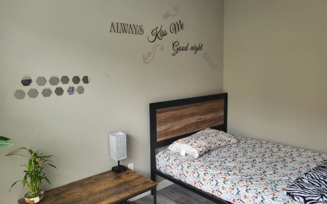 Beautiful bedroom in the city center