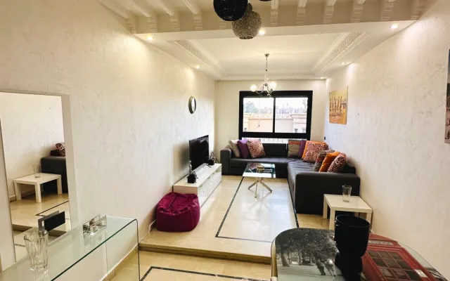 Very nice apartment with a view of the mountains in the center of kech