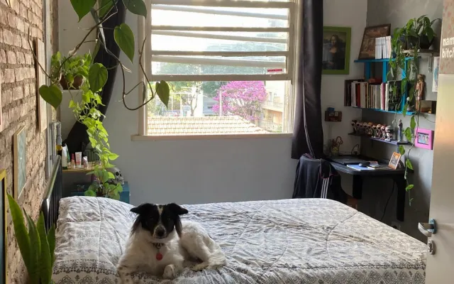 Quarto lindo e aconchegante no coração do Centro LGBT de São Paulo