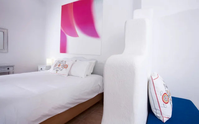 Studio pour 2 personnes avec vue sur la mer à Mykonos dans la baie de...