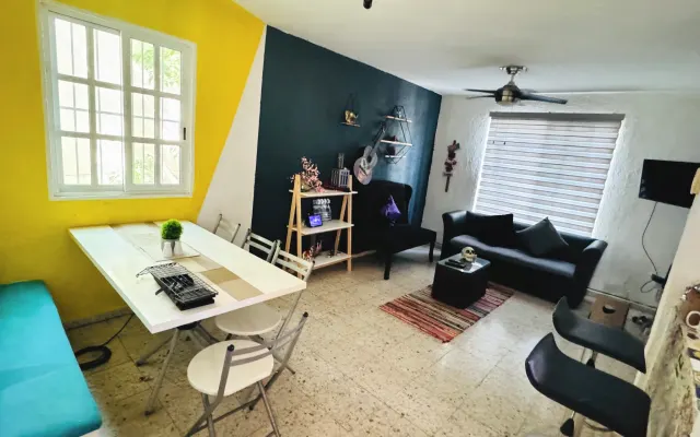 Schönes und zentral gelegenes Zimmer in der Innenstadt von Cancun mit...