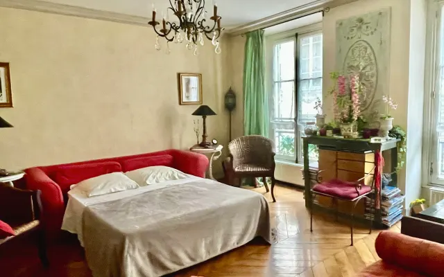 Apartment in the Marais district in central Paris.