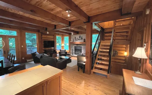 Blockhütte am Lac Supérieur/Tremblant