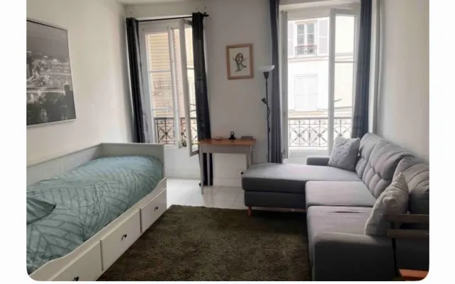 The apartment is in a very central location