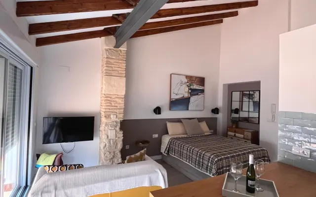 Bonito loft localizado na cidade velha com um grande terraço