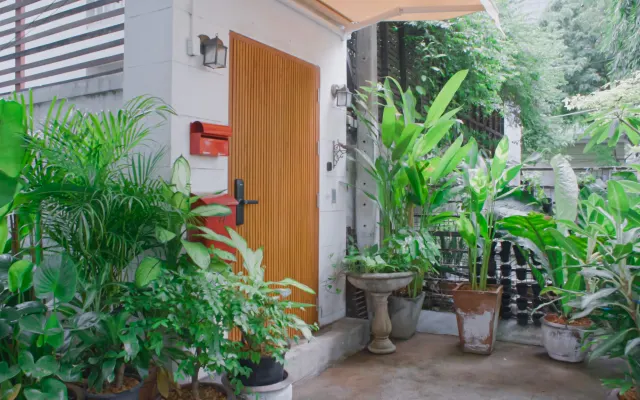 Casa de estilo vintage em Banguecoque, a 1 minuto a pé do BTS