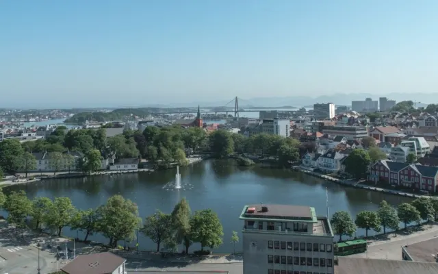 Auf dem Gipfel von Stavanger
