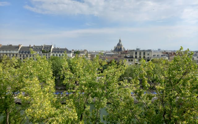 Ile Saint-Louis, herrlicher Blick auf den Marais