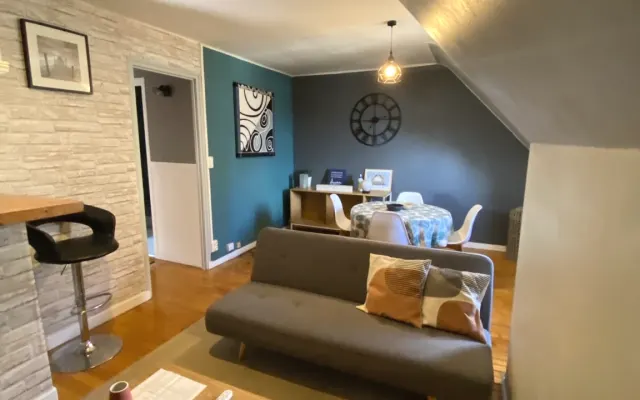 T2 apartment with rooftop view in Saint-Michel, Saint-Brieuc