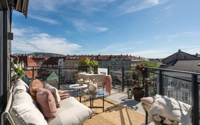 Modernes Apartment in Torshov (eigenes Schlafzimmer in...