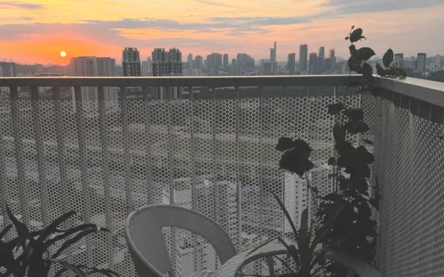 Gute Aussicht und Nähe zur Stadt Kl