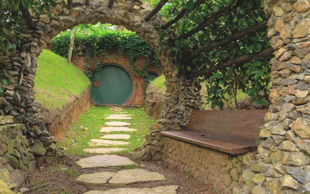 A Sala dos Hobbits, belo espaço em Jarabacoa, DR.