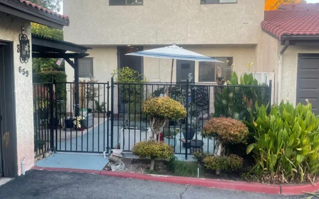 Well-kept Master Bedroom located within a peaceful Townhome Community.