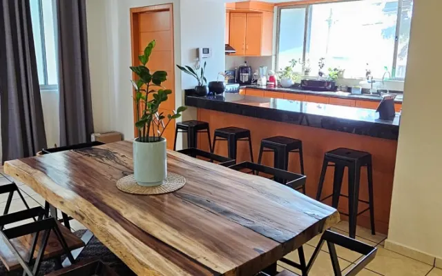 Komfortables privates Schlafzimmer mit Bad