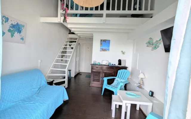 Ar condicionado "Duplex Blumarines" com vista para a piscina e para a...