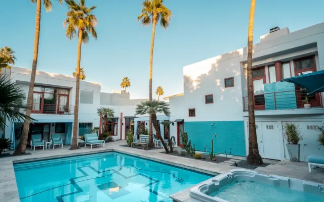 Private room/bath w/patio in high-end luxury home/clothing optional.