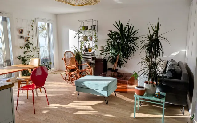 quiet room in a bright apartment