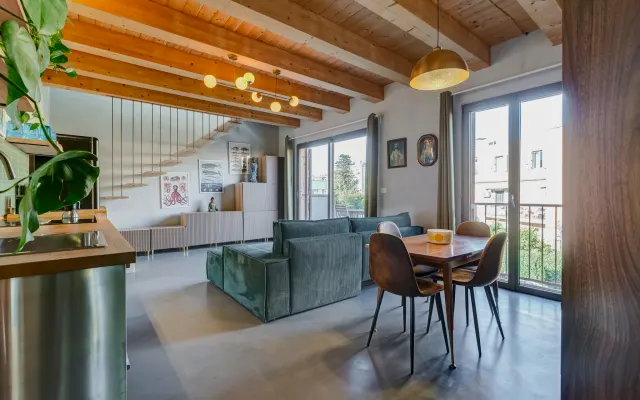 Amazing modern rooftop apartment in Pigneto