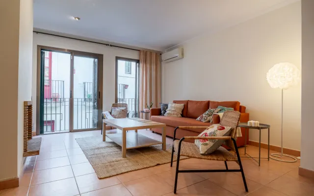 Moderno piso boho, a 100 metros de la playa