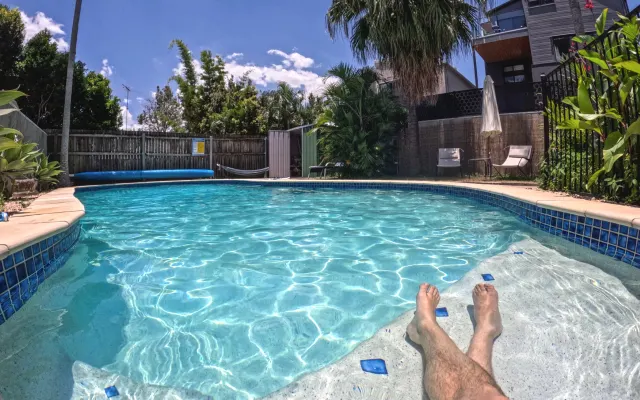 Piscina nudista y bañera de hidromasaje Paradise, Suite en la planta...