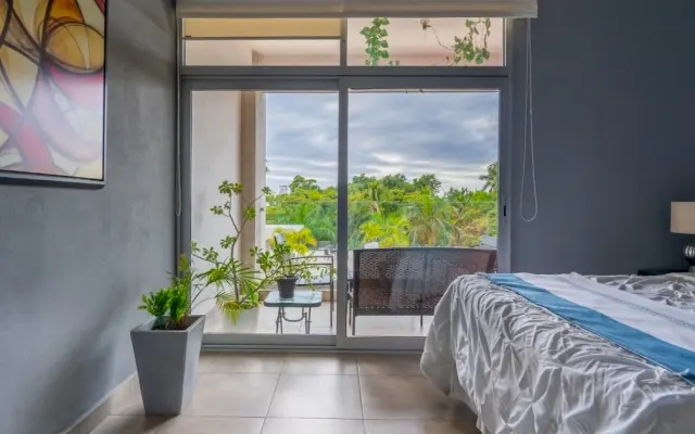 appartement confortable dans 3.14 Nuevo Vallarta, vue sur la piscine.